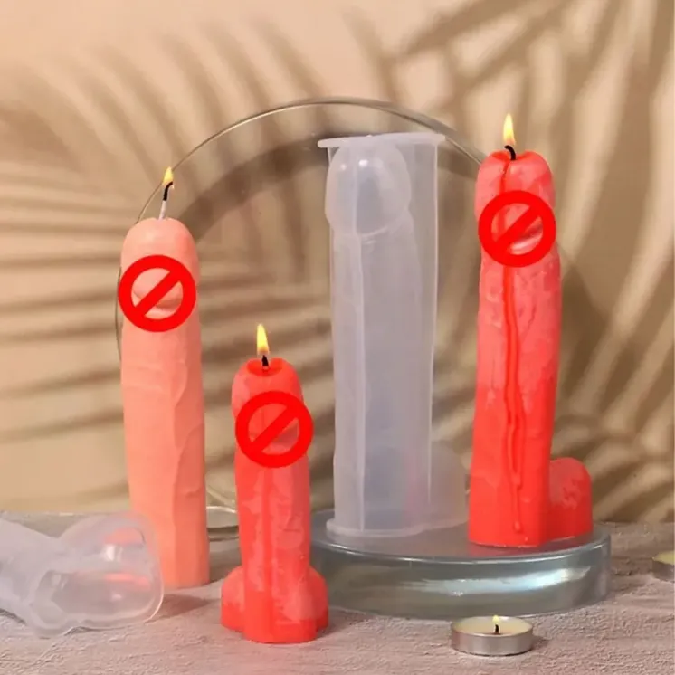 Forma silikonowa do świec i mydeł - Penis M