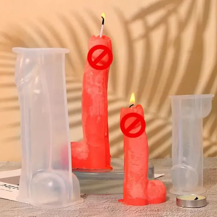 Forma silikonowa do świec i mydeł - Penis L