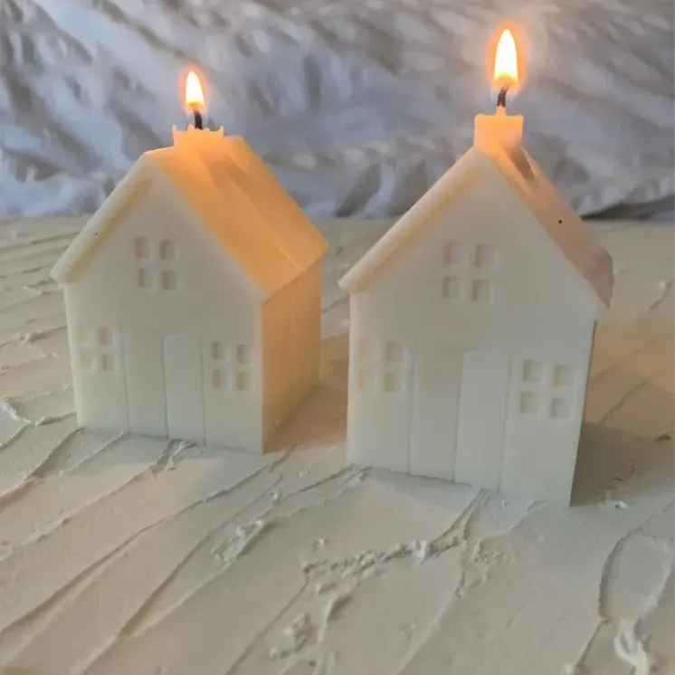 Forma akrylowa do świec wolnostojących - Domek S