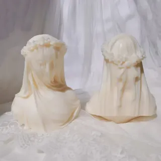 Forma silikonowa do świec Premium - Veiled Lady