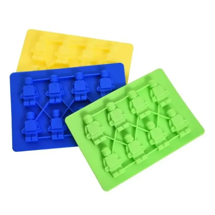 Forma silikonowa do wosków - Ludziki Lego