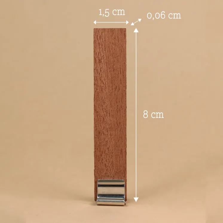 Knoty drewniane egzotyczne - szerokość 1.5 cm