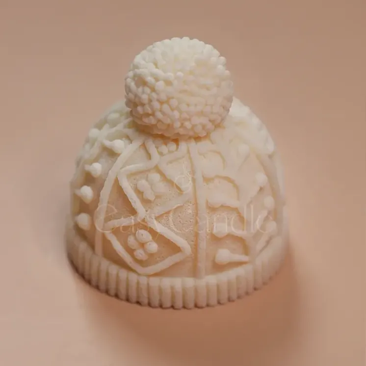 Forma silikonowa do świec Premium - Zimowa czapka