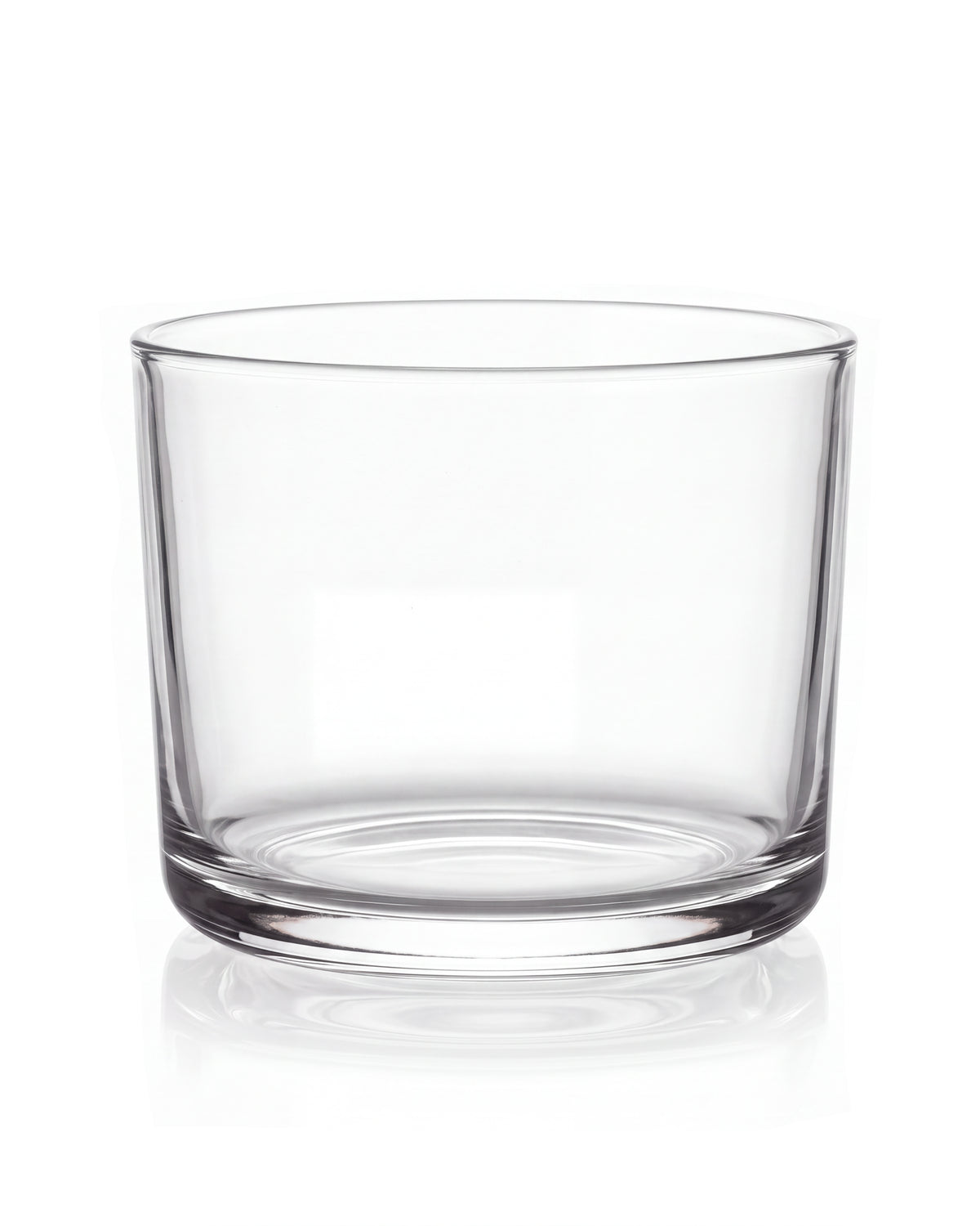 Pojemnik szklany do zalewu świec Cylinder 450 ml - Cienki