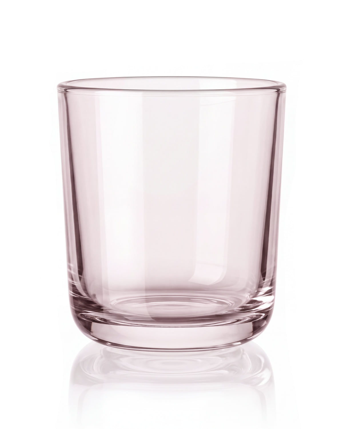 Pojemnik szklany do świec różowa poświata Milla Cloudy Pink 270 ml
