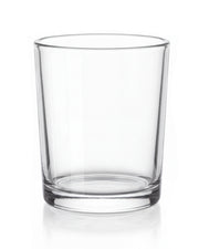 Pojemnik szklany do zalewu świec 365 ml clear