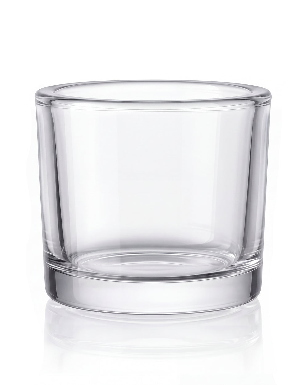 Pojemnik szklany z grubymi ściankami do świec 250 ml