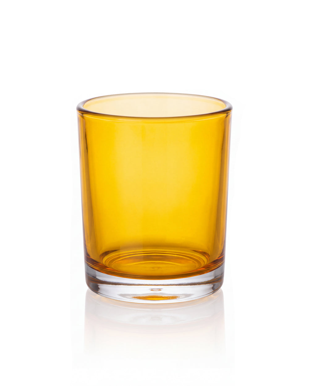 Szklany pojemnik do zalewu świec - CLASSIC 90 ml - Amber