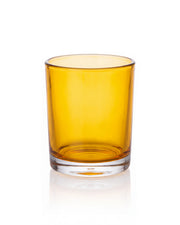 Szklany pojemnik do zalewu świec - CLASSIC 90 ml - Amber