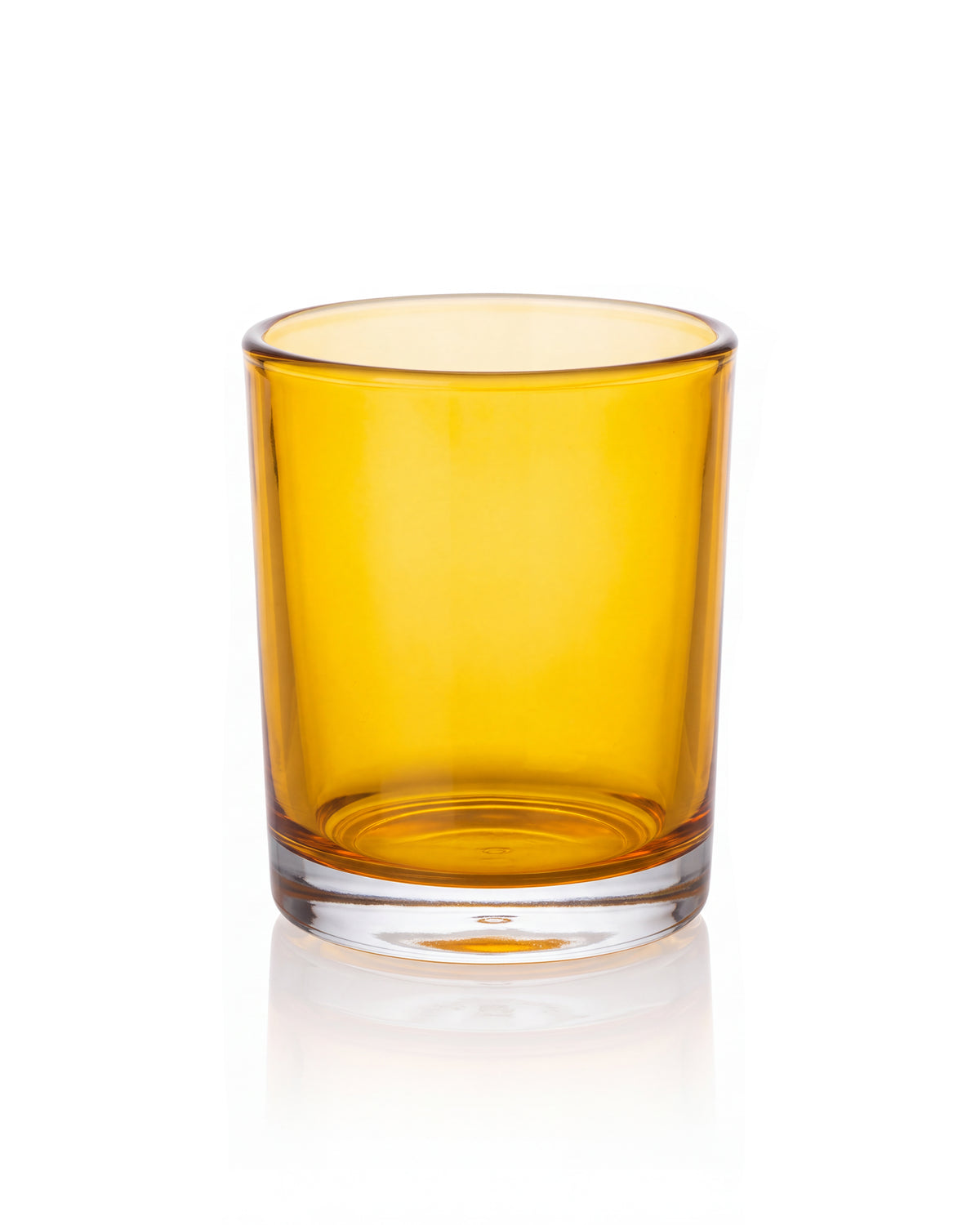 Szklany pojemnik do zalewu świec - CLASSIC 90 ml - Amber