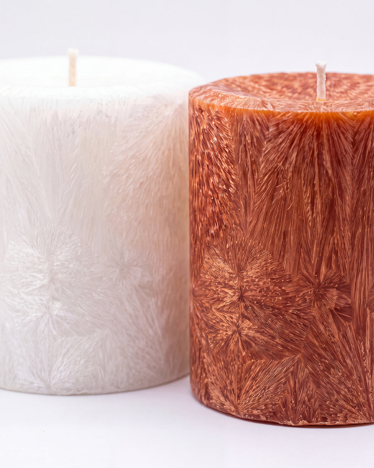 Wosk palmowy Britz Wax BWC09 efekt szronu - świece wolnostojące