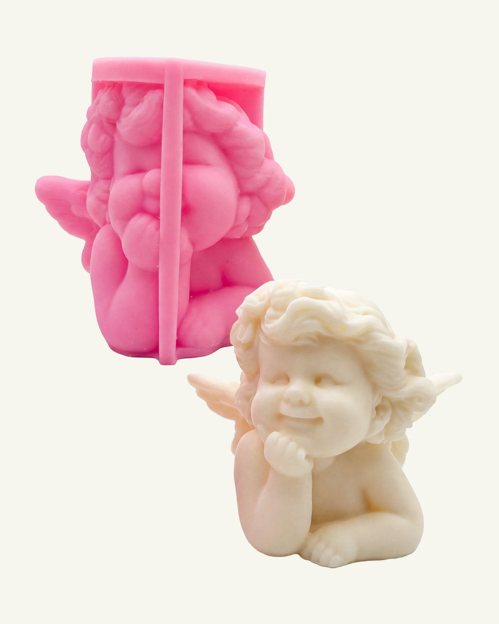 Forma silikonowa do świec Premium - Boy Angel