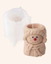 Forma silikonowa do świec - Bałwanek Pillar