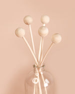 Patyczki do dyfuzorów rattan/drewno Wood Bead Stick