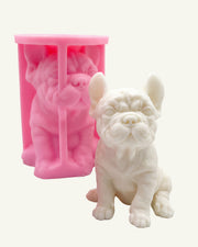 Forma silikonowa do świec Premium - French Bulldog