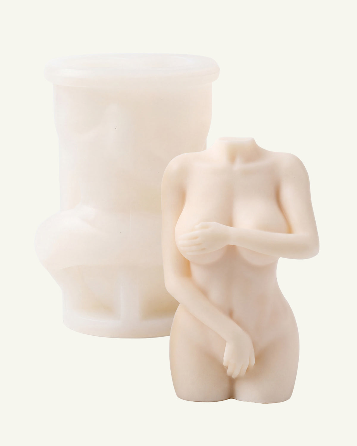Forma silikonowa do świec body ciało kobiety