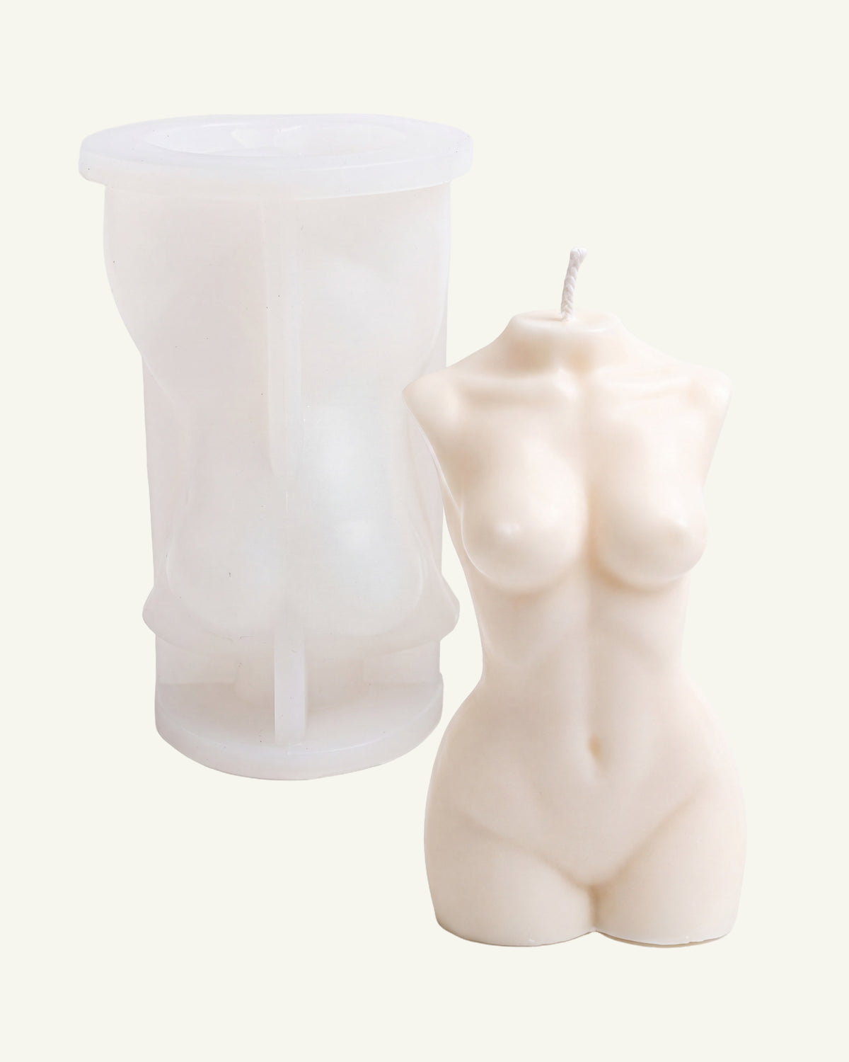 Forma silikonowa do świec body ciało kobiety