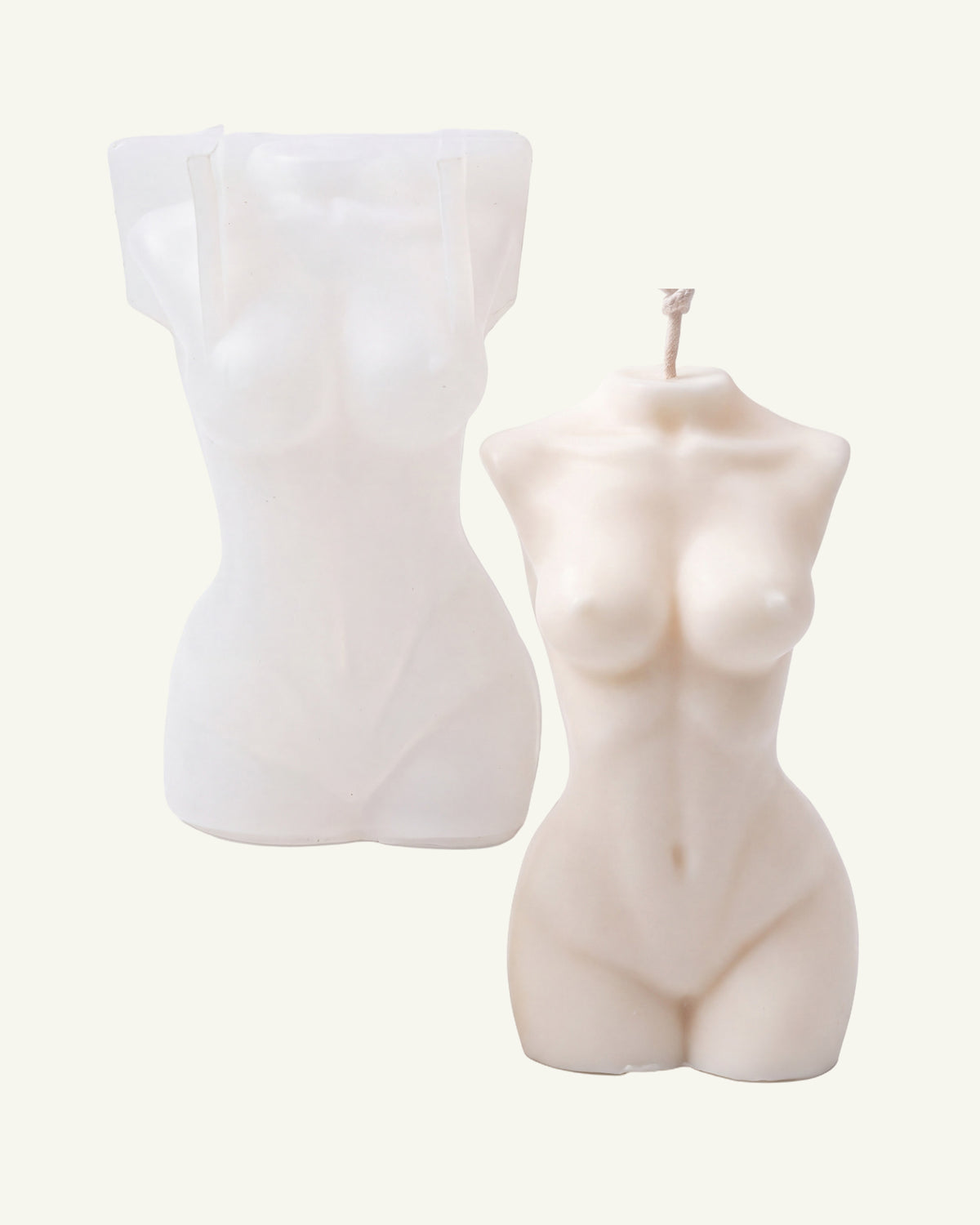 Forma silikonowa do świec body ciało kobiety