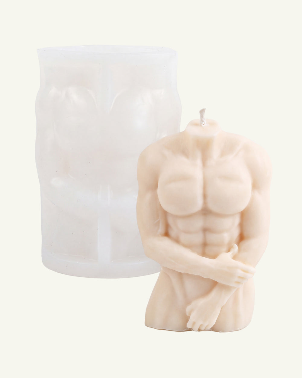 Forma silikonowa do świec body ciało mężczyzny