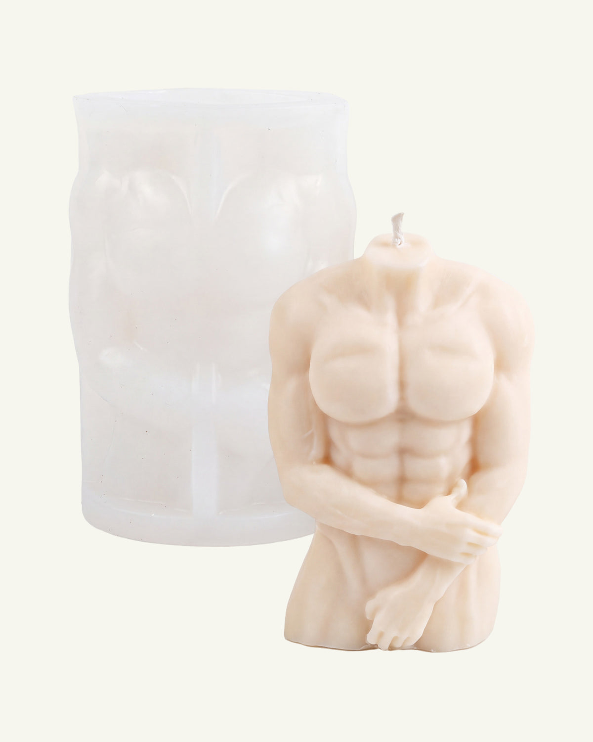 Forma silikonowa do świec body ciało mężczyzny