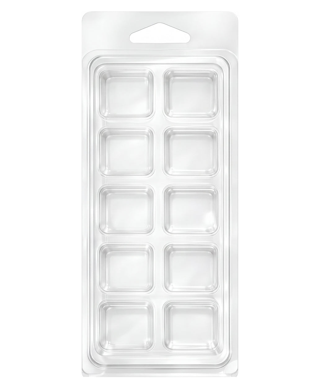 Clamshell 10 kostek do wosków zapachowych wax melts - kwadraty