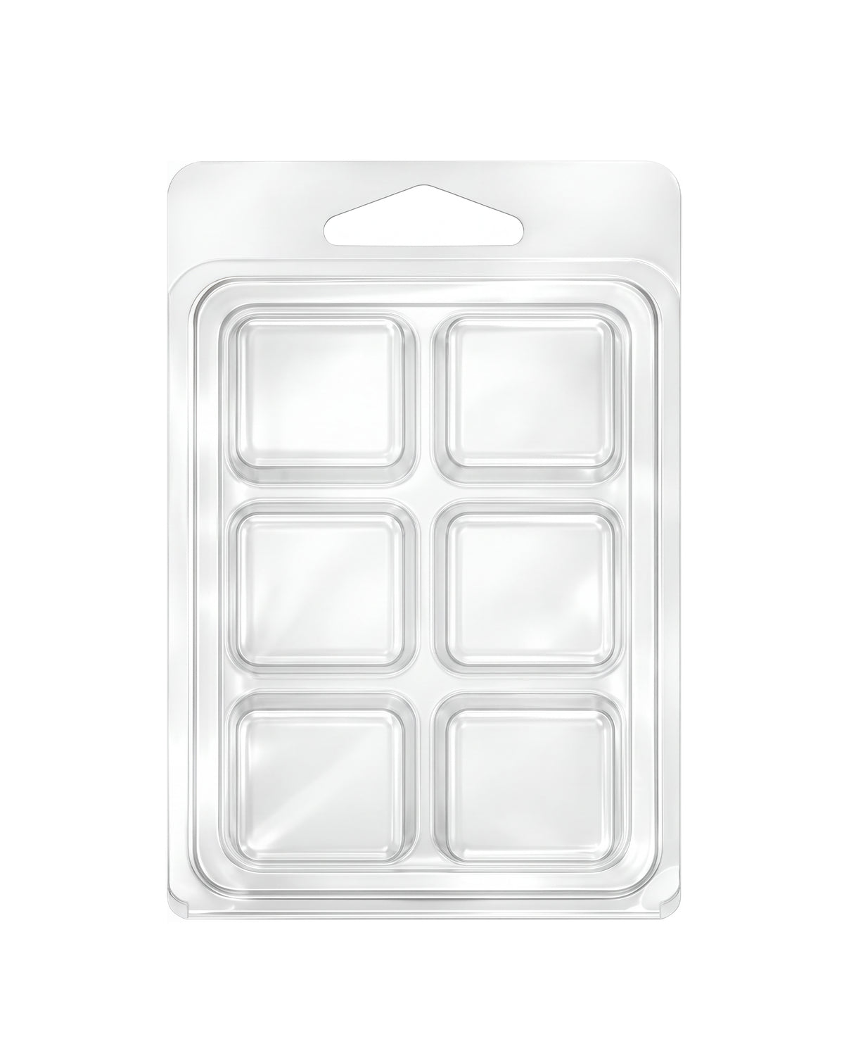 Clamshell 6 kostek do wosków zapachowych wax melts - kwadraty