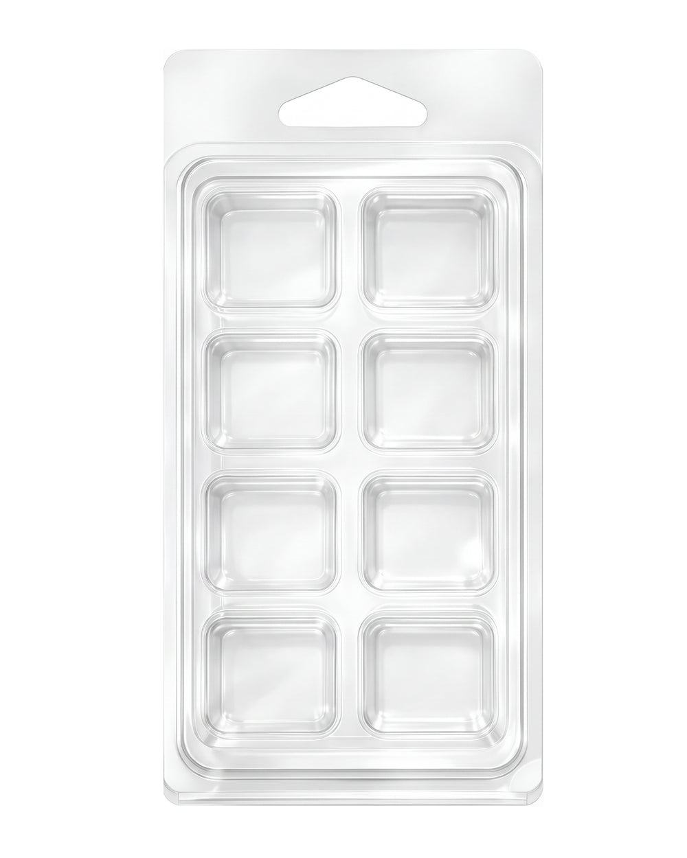 Clamshell 8 kostek do wosków zapachowych wax melts - kwadraty
