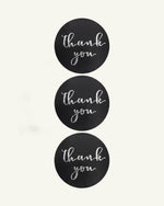 Naklejki okrągłe ozdobne - Thank You