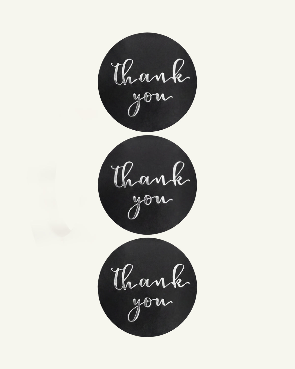 Naklejki okrągłe ozdobne - Thank You