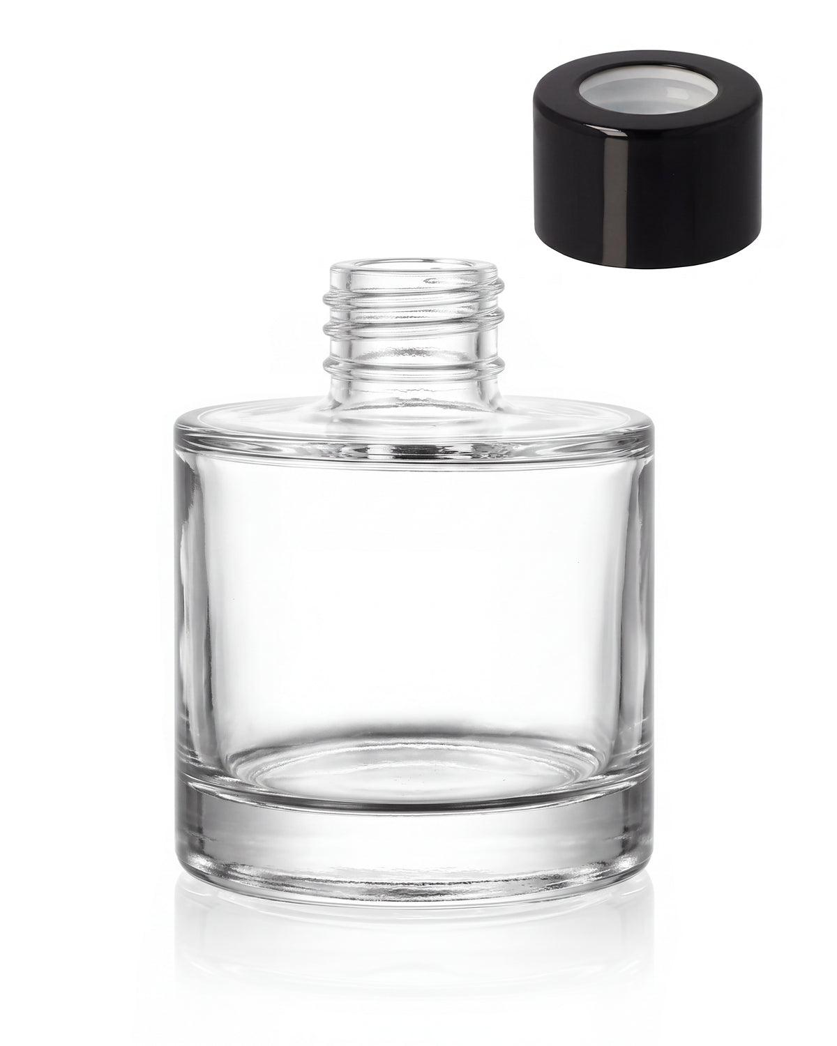 Butelka szklana pojemnik do dyfuzorów 100 ml - Okrągły