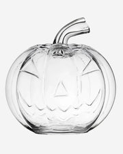 Dynia Halloween Lampion Szklany Bezbarwny
