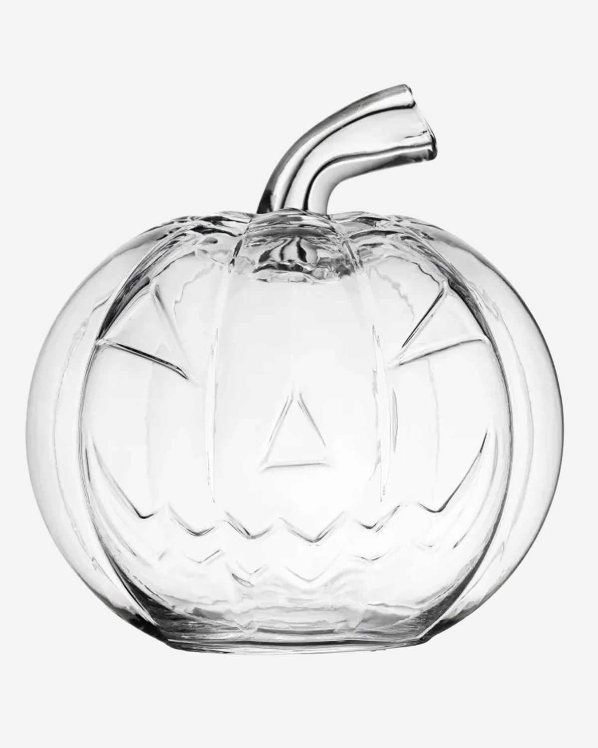 Dynia Halloween Lampion Szklany Bezbarwny