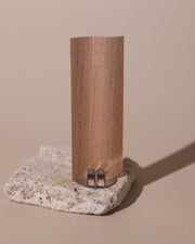 Knot drewniany bukowy falowany 8 cm