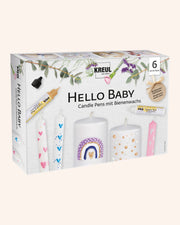 Zestaw Kreul pisaki do malowania świec - Hello Baby