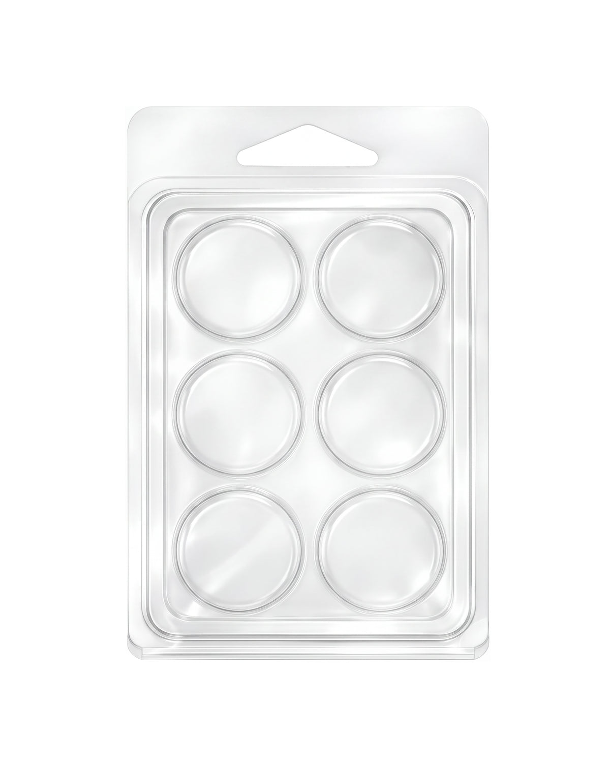 Clamshell 6 kostek do wosków zapachowych wax melts - kółka