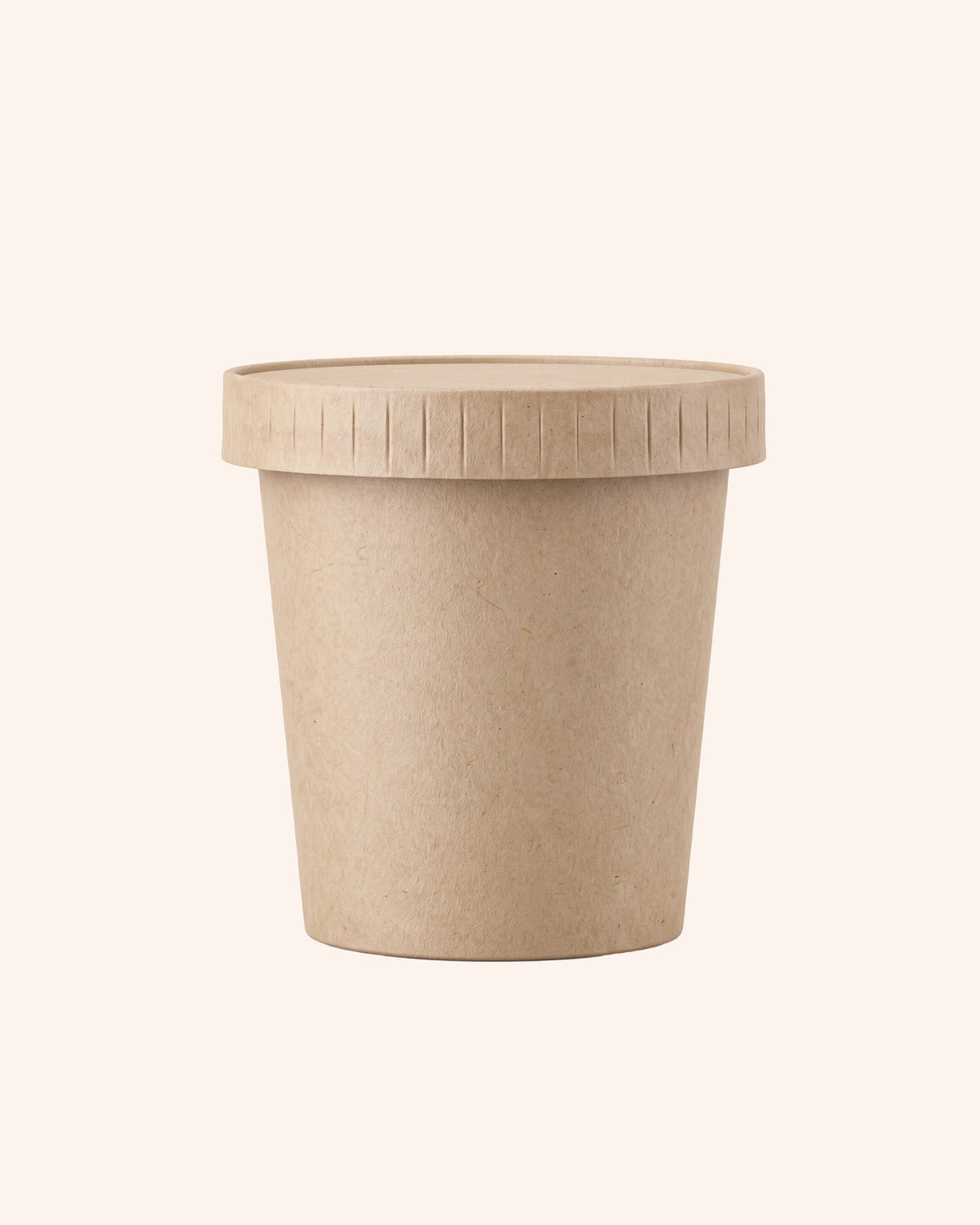 Pojemnik kubek papierowy kraft na woski zapachowe - 120 ml