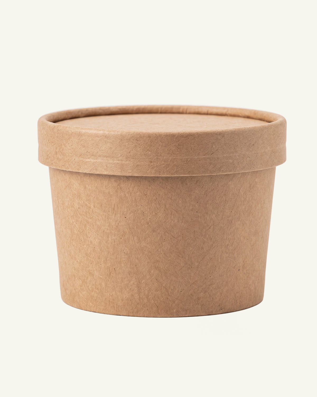 Pojemnik szeroki papierowy kraft na woski zapachowe - 350 ml