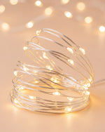Lampki LED na druciku 5 m 3 x AA - warm white