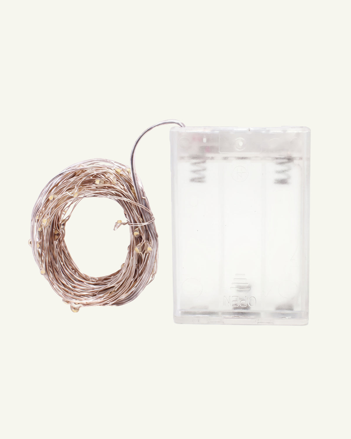Lampki LED na druciku 5 m 3 x AA - warm white