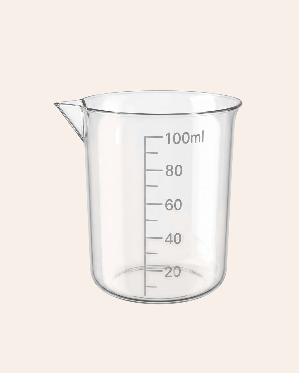 Pojemnik plastikowy zlewka z miarką 100 ml