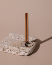 Knot drewniany do świec krzyżykowy 6x0,6x0,06 cm