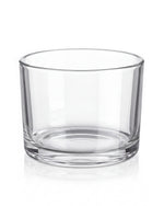 Pojemnik szklany misa 500 ml złoty/clear