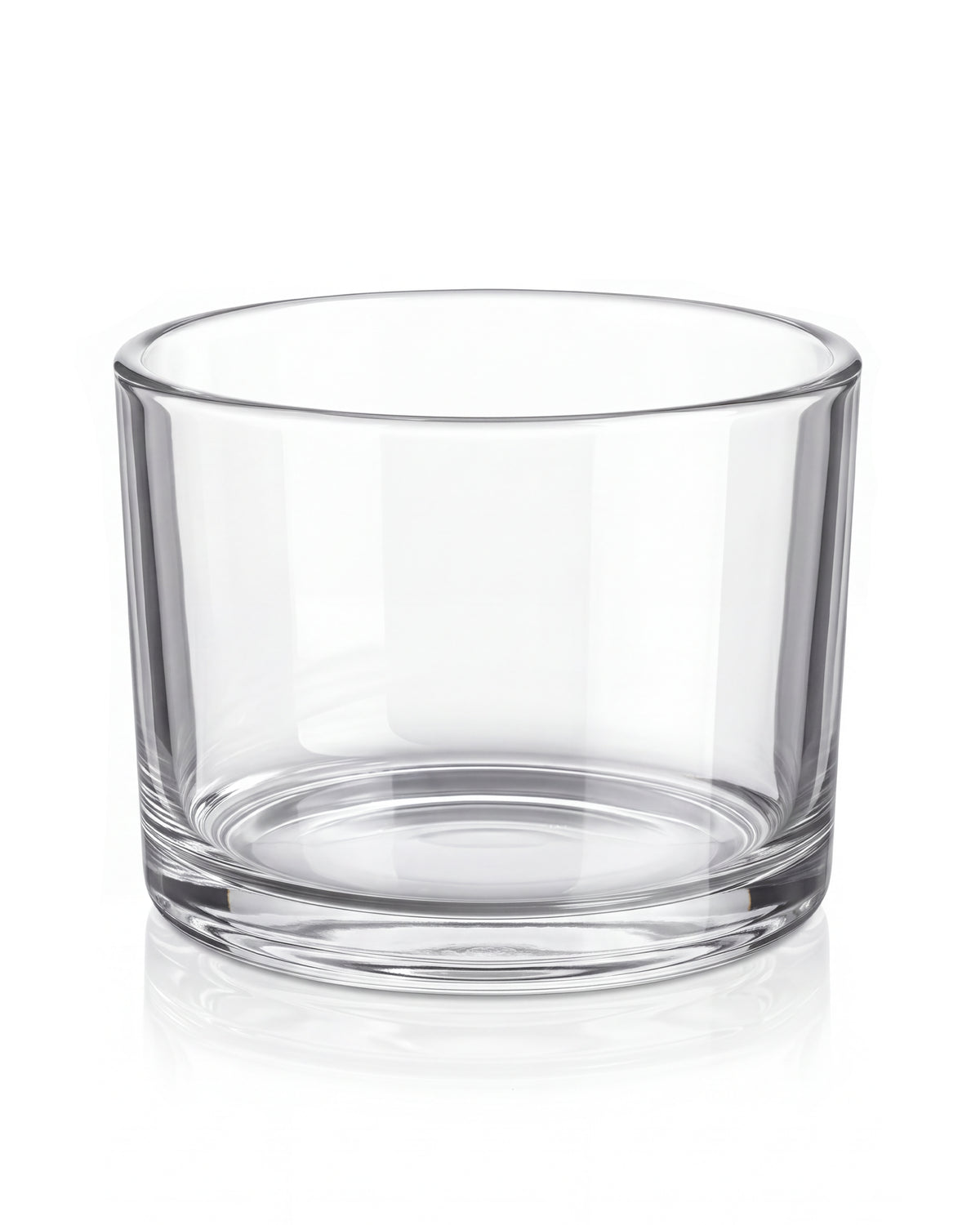 Pojemnik szklany misa 500 ml złoty/clear