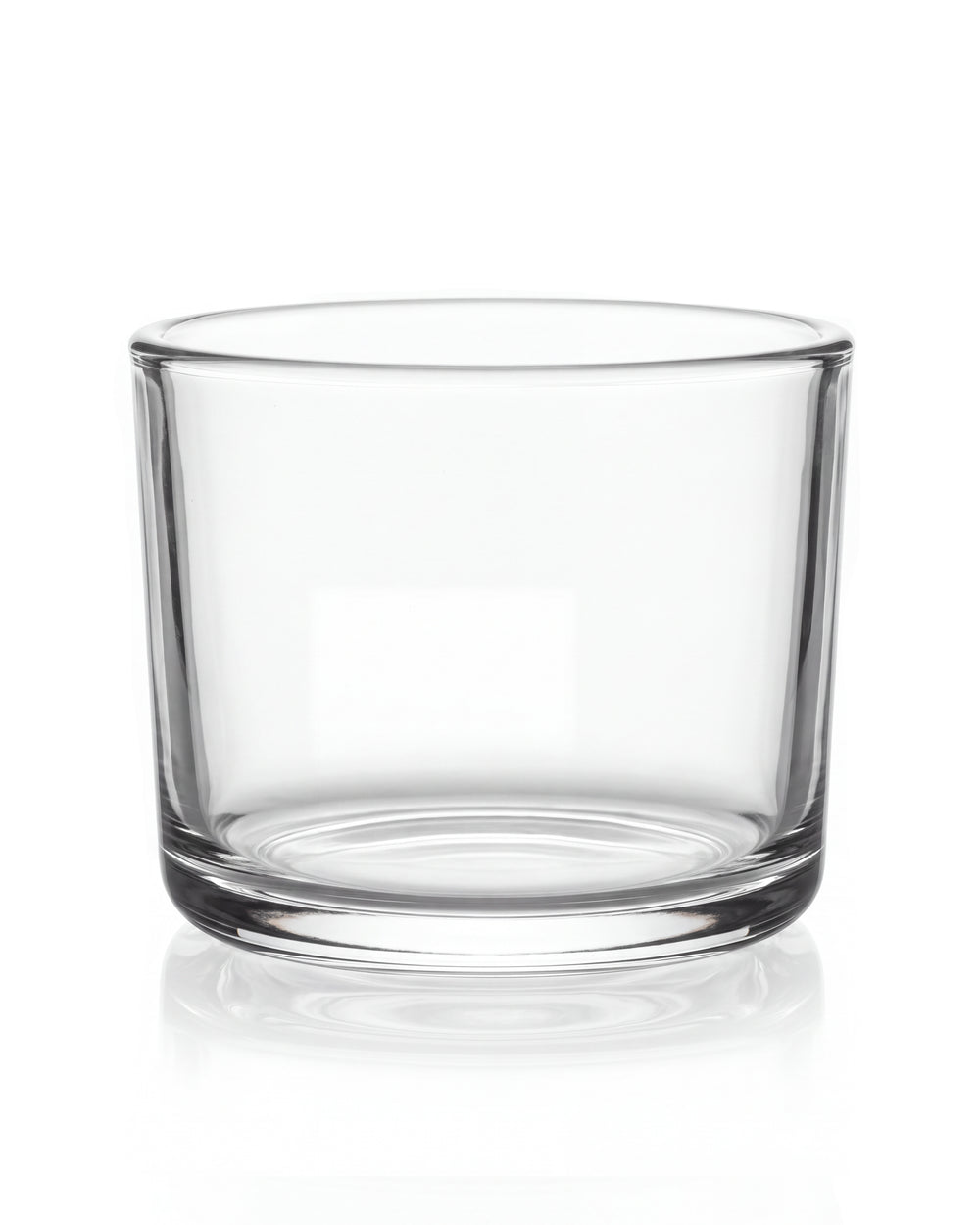 Pojemnik szklany do zalewu świec Cylinder 450 ml - Gruby
