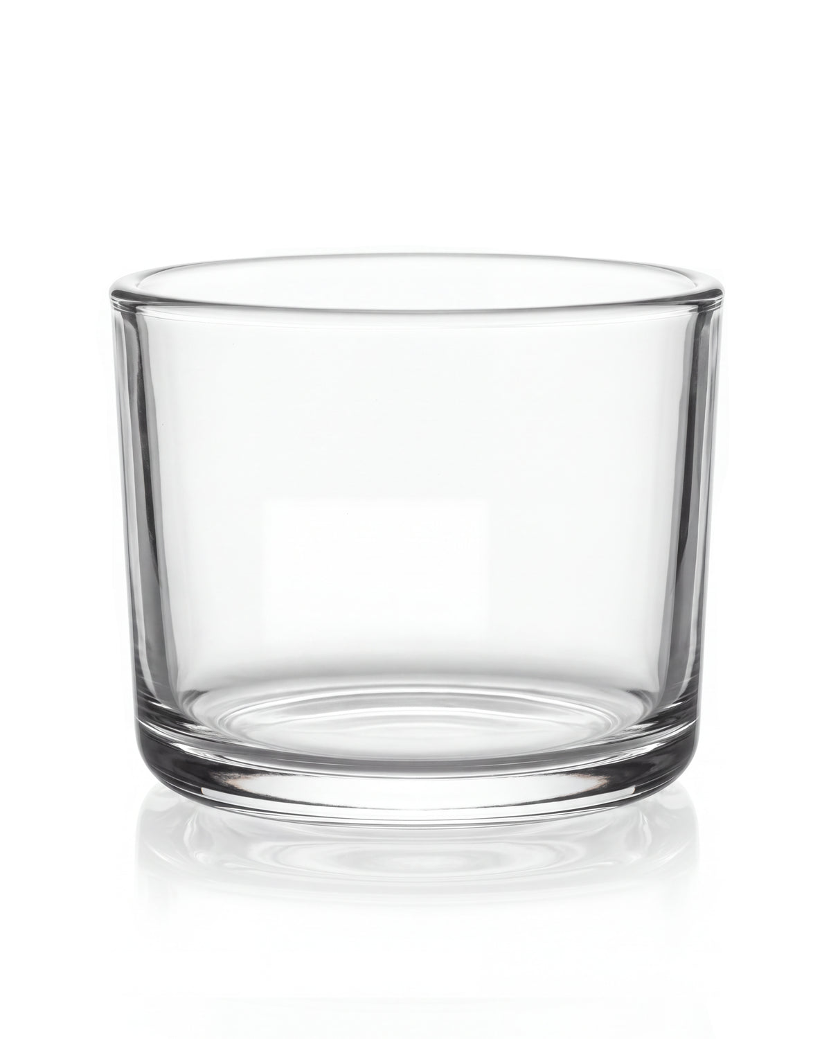 Pojemnik szklany do zalewu świec Cylinder 450 ml - Gruby