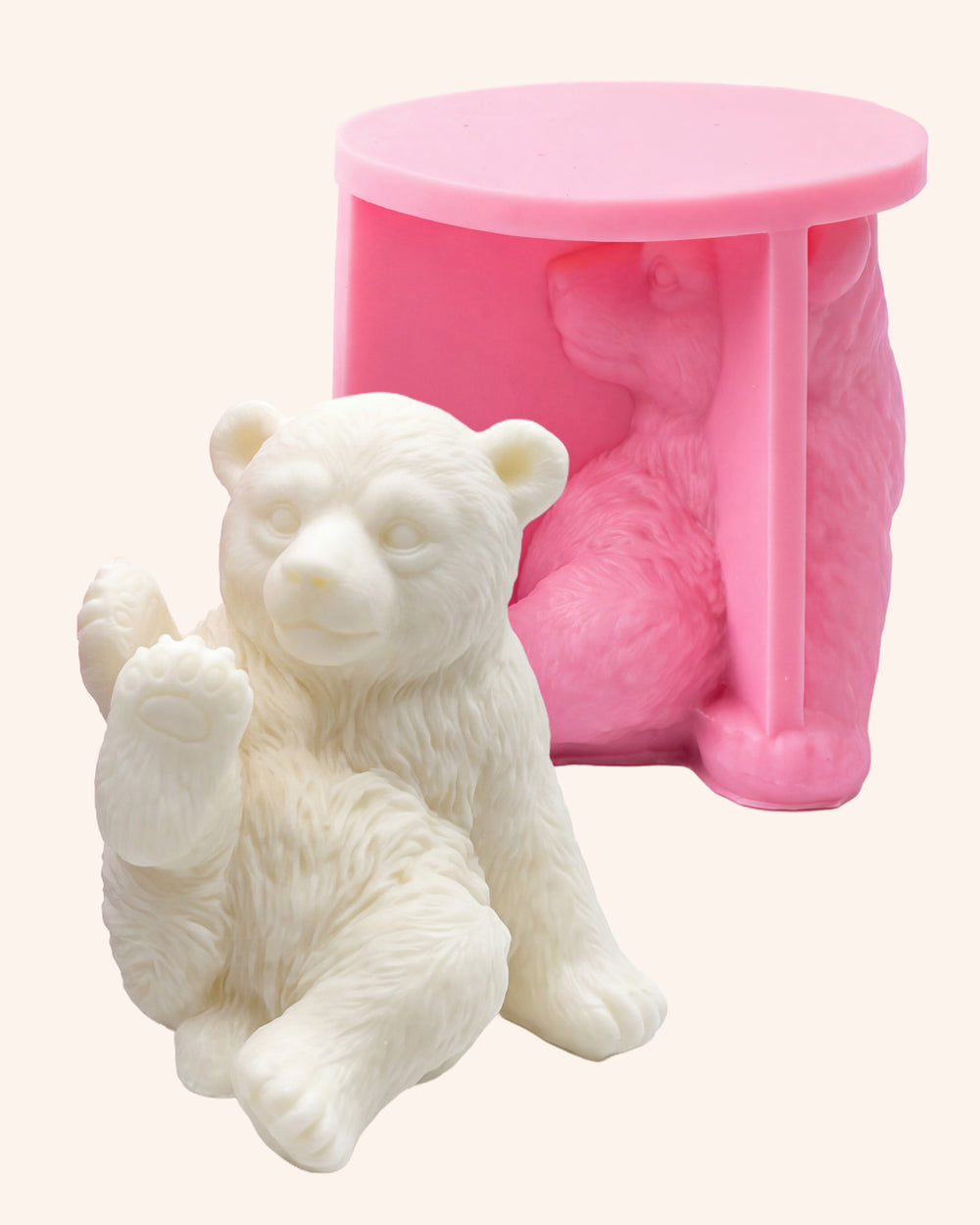 Forma silikonowa do świec Premium - Polar Bear