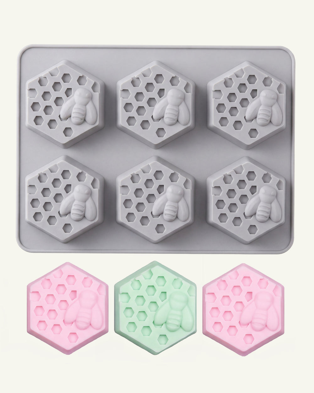 Forma silikonowa do mydełek - Beeswax