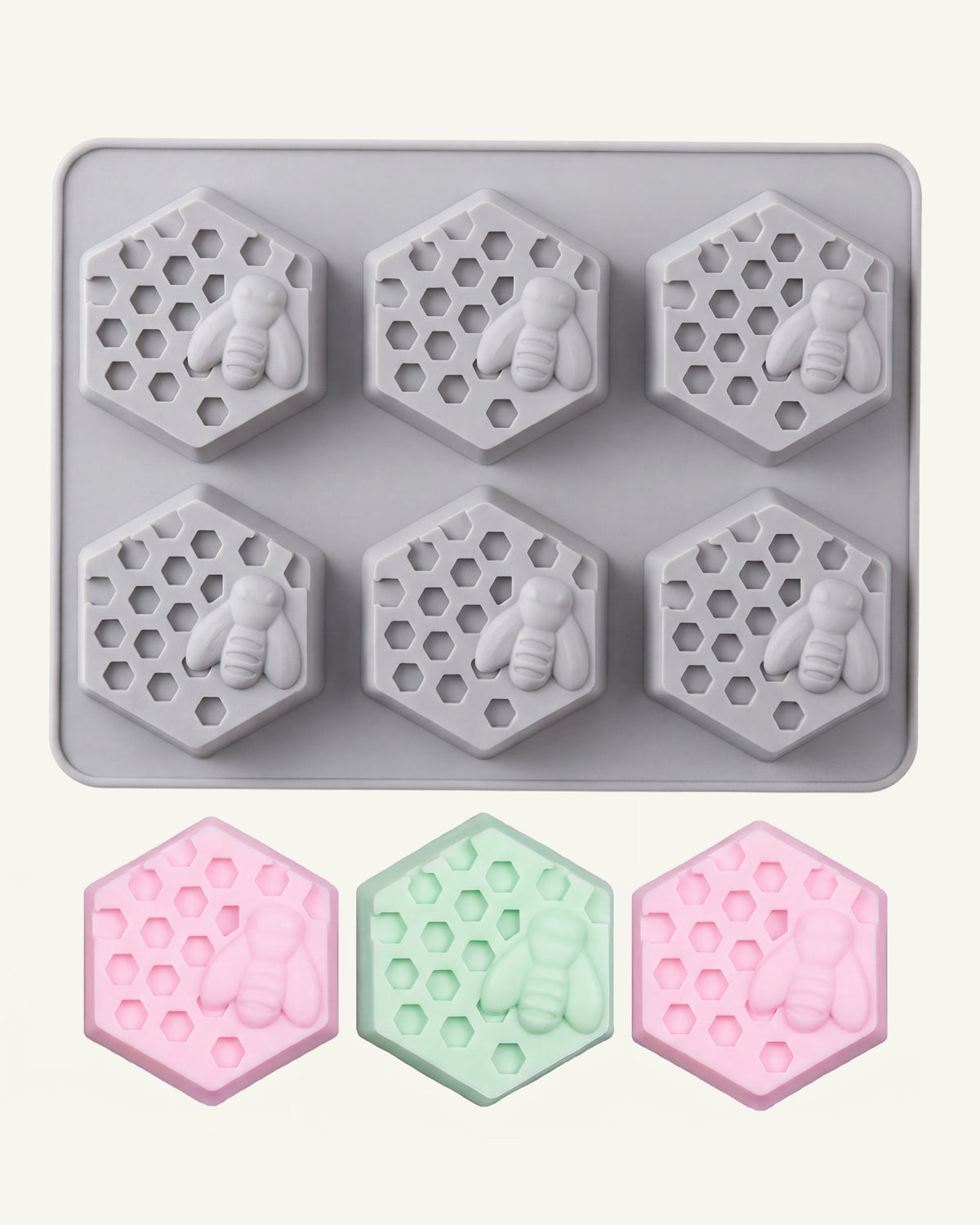 Forma silikonowa do mydełek - Beeswax