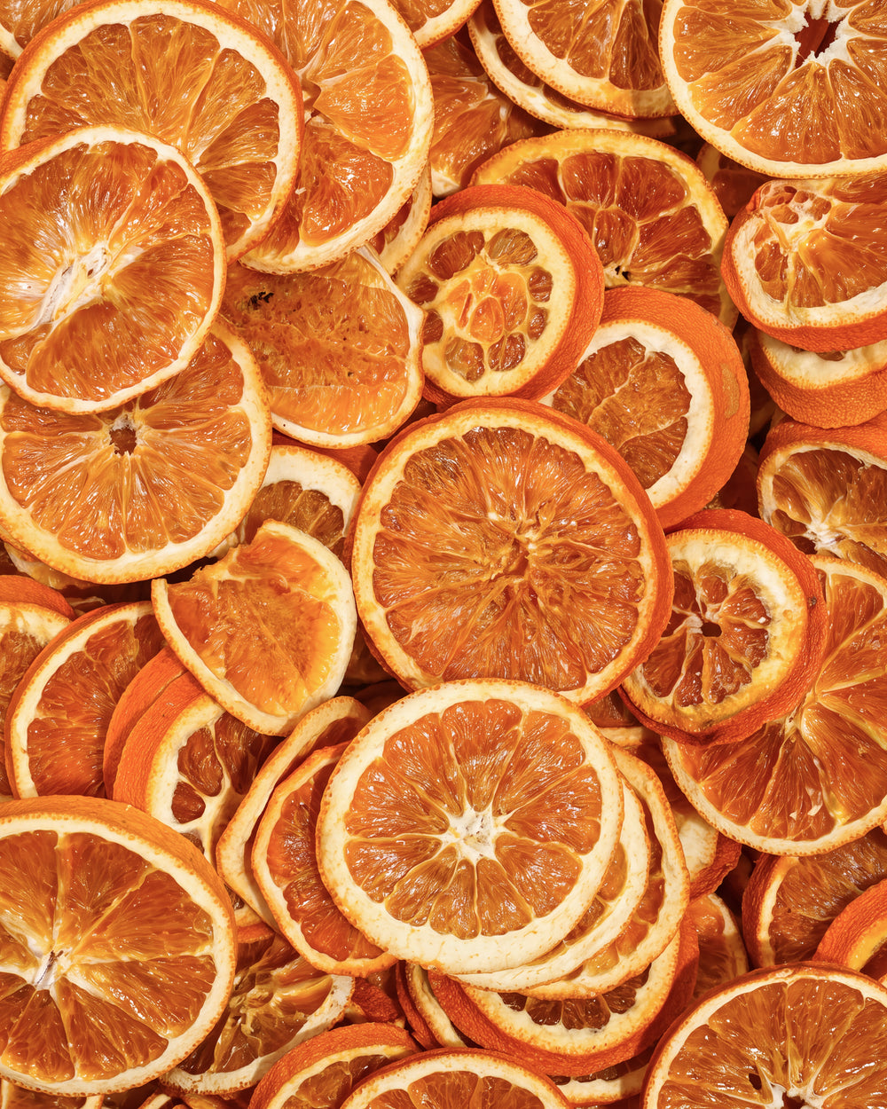Pomarańcza suszone krążki