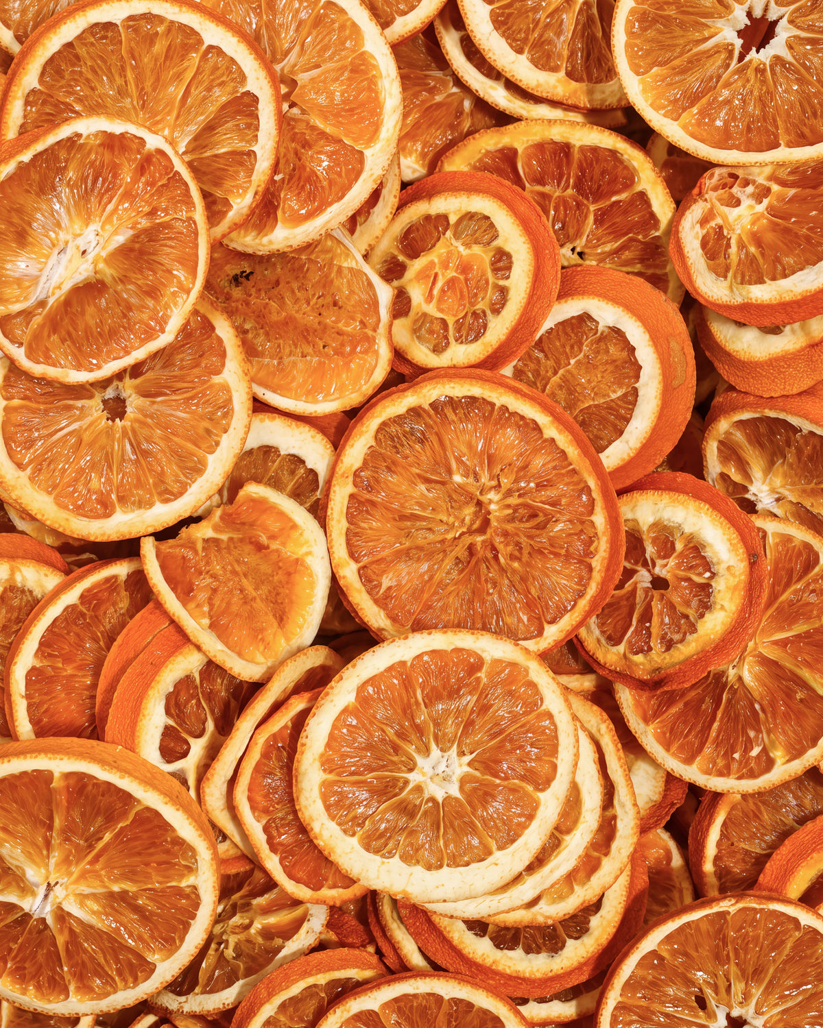 Pomarańcza suszone krążki